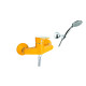 Смеситель для душа Fiore KEVON CHIC 81YX6510, хром/желтый