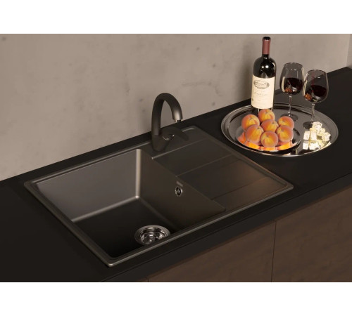 Кухонная мойка Ulgran Quartz Prima 650-08, космос