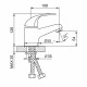 Смеситель для раковины Frap F1002-B, хром