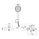 Смеситель для ванны Fmark FS8803C, матовое золото