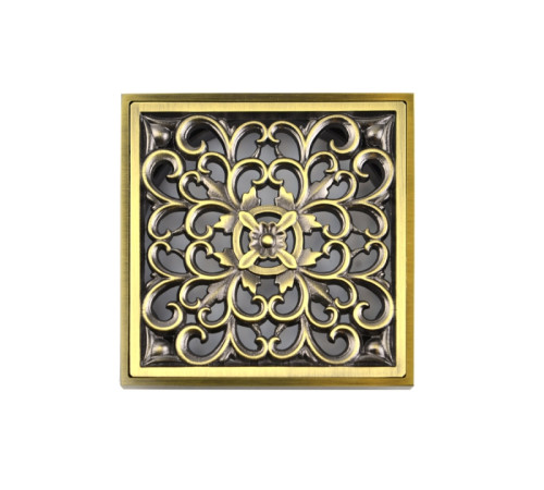Решетка для душевого трапа Bronze de Luxe 21962, бронза