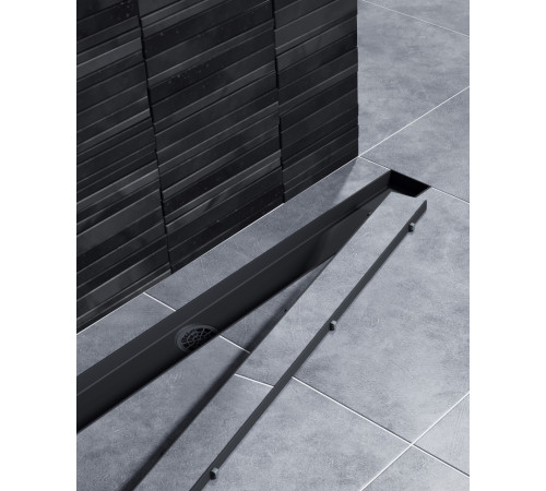 Душевой лоток (двухсторонняя решетка) TIMO Drain System DS230210/03, черный