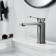 Смеситель для раковины Raffine F0199T, оружейная сталь