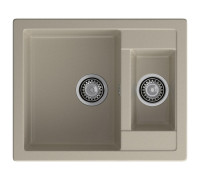 Кухонная мойка GranFest QUADRO 610K, топаз