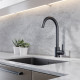 Смеситель для кухни Voda Kitchen K 55B, черный