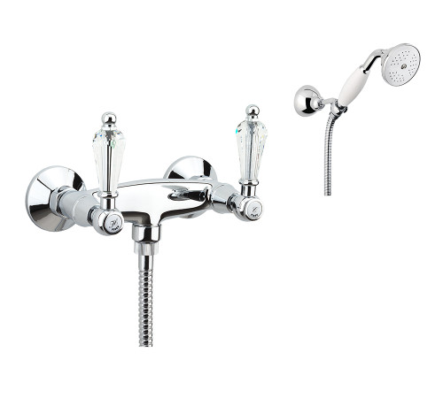 Смеситель для душа Fiore GIOIELLI (SWAROVSKI®) 08CR0602, хром