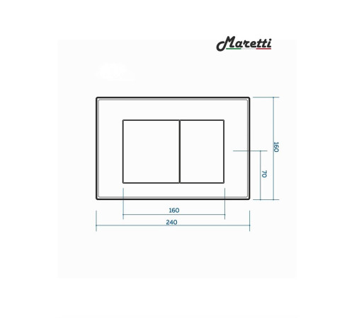 Комплект Maretti 3 в 1: унитаз UM10PBM51-560, инсталляция AC11P5211, кнопка AC12SF-560