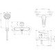 Смеситель для ванны Bravat Eco-D F693158C-B, хром