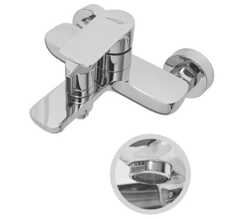 Набор для ванны 3 в 1 Hansberge H7099C, хром