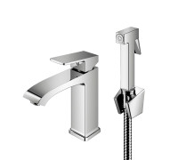 Смеситель для раковины с гигиеническим душем Prohanss P60.12, хром