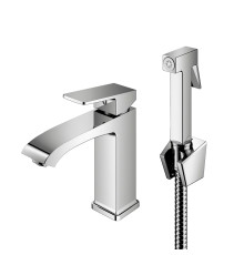 Смеситель для раковины с гигиеническим душем Prohanss P60.12, хром