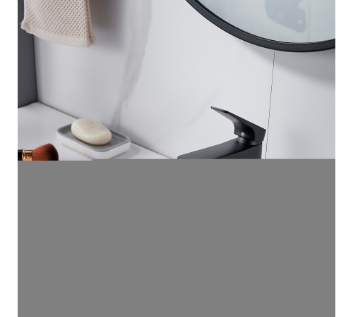 Смеситель для раковины Shevanik S4201H, черный
