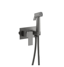 Гигиенический душ со смесителем BELZ B55808-3, оружейная сталь
