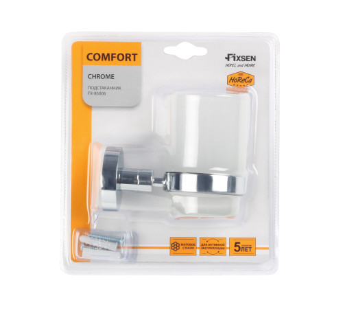 Стакан для ванной комнаты FIXSEN COMFORT CHROME FX-85006, хром