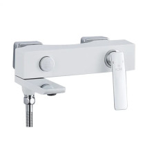 Смеситель для ванны Rose R2702F, белый/хром