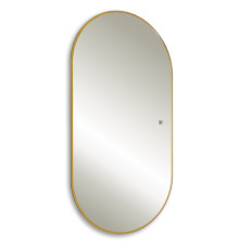 Зеркало Silver Mirrors Вива - Золото/Viva - GOLD 550х1050 2.1 (бесконтактный сенсор, подогрев, гор/верт)