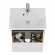 Тумба под раковину подвесная Dreja Luxury 55 см, белый