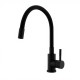 Смеситель для кухни с гибким изливом WesnaArt EKO EKO05-140Black, черный