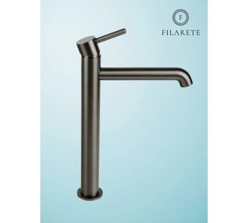 Смеситель для раковины высокий FILARETE Roun FL6020BG, графит