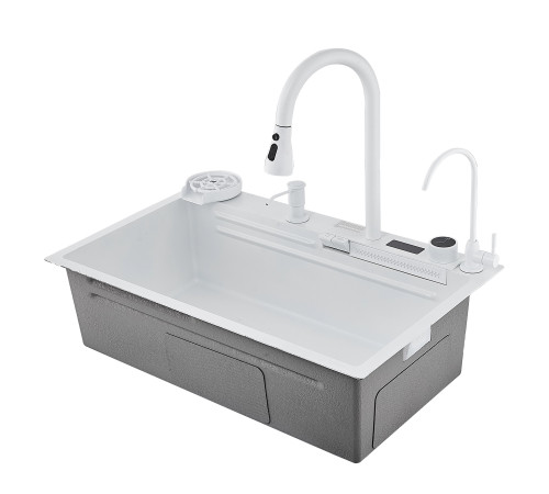 Многофункциональная кухонная мойка Savol S-SC002W, белый