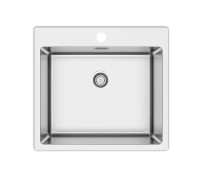 Кухонная мойка UKINOX Techno TEB550.505 -GT10P, 50,5*55