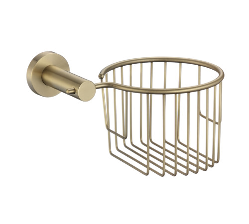Держатель для туалетной бумаги Savol S-005633C, матовое золото
