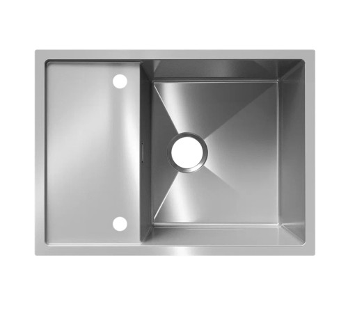 Кухонная мойка Ulgran Steel 680x500, брашированная сталь