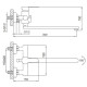 Смеситель для ванны FRAP F22801-26, черный
