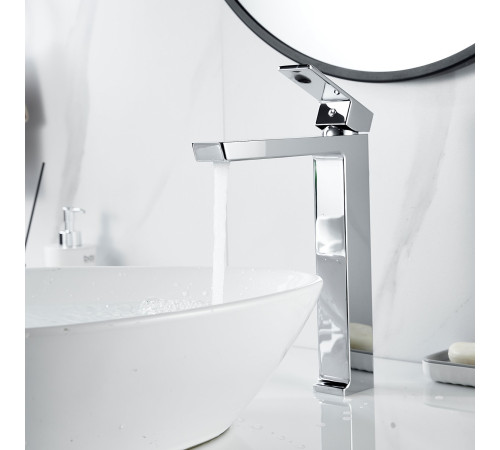 Смеситель для раковины высокий Rose R18 R1811-1, хром