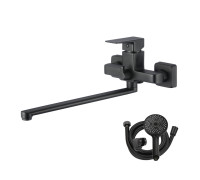 Смеситель для ванны WesnaArt NARCIS NAR06-320BL-25221, черный