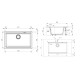 Кухонная мойка Grandex Aqua Comfort 500302, серый