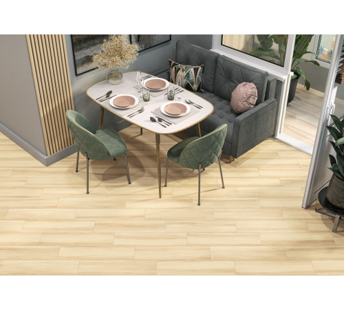 Керамогранит New Trend GP1560ALD11 Alder Beige 15.1x60.2 бежевый матовый / рельефный под дерево
