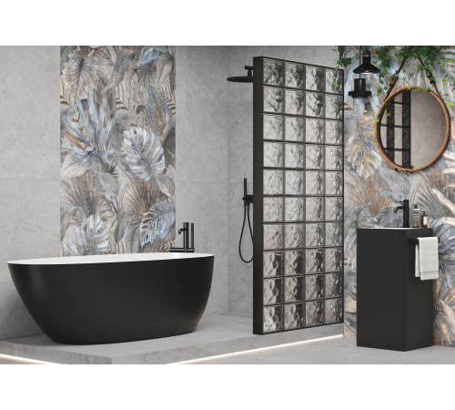 Керамогранит New Trend D120240G Багамы Флористика темный / Bahamas Floristry Dark 60×120