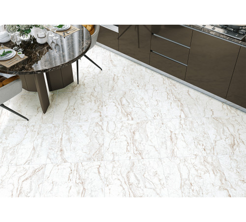 Керамогранит Alma Ceramica GFA57BLG04R Bellagio Sugar 57x57 серый глазурованный матовый под камень