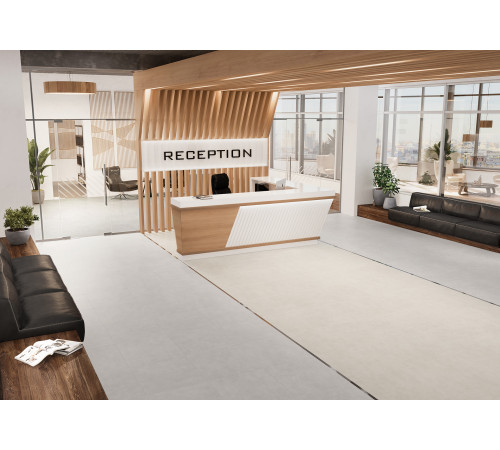 Керамогранит Alma Ceramica GFU60120BLN07R Berlin 60x120 серый глазурованный матовый под бетон