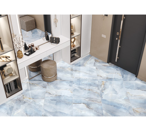 Керамогранит LCM 60120BLM05P Blumarin Gris 60x120 серый полированный под оникс