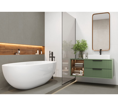 Керамогранит Alma Ceramica GFU6060BND20R Bond 60x60 коричневый темный матовый / противоскользящий под бетон