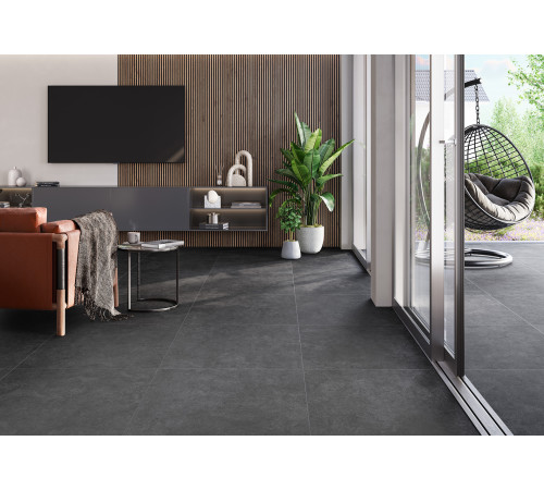 Керамогранит Alma Ceramica GFU6060BND20R Bond 60x60 коричневый темный матовый / противоскользящий под бетон