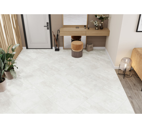 Керамогранит New Trend D60220M Сentro Color 60x60 бежевый / серый матовый / карвинг под металл