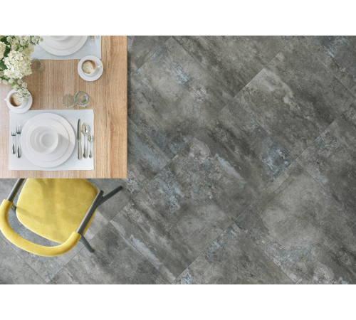 Керамогранит New Trend D60220M Сentro Color 60x60 бежевый / серый матовый / карвинг под металл