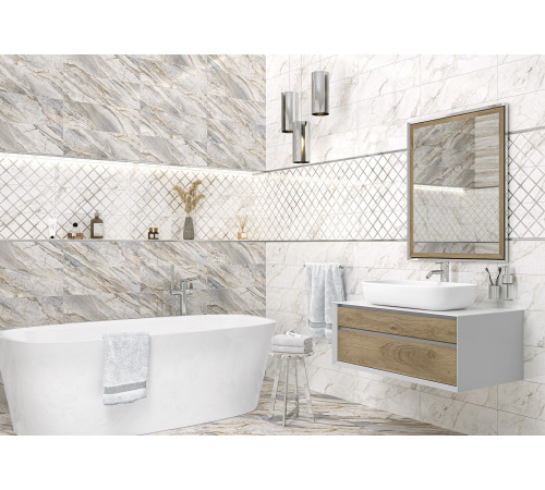Плитка настенная Delight Taupe WT15DEG21R 246x740x9 Глянцевая