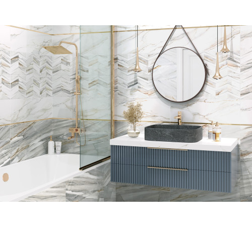 Плитка настенная Delta Marmo WT15DLA25R 246x740x9 Глянцевая
