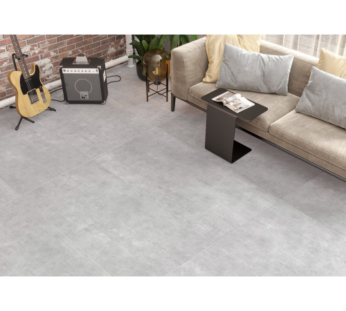 Керамогранит Delacora D12010M Dixon Titan 60x120 серый матовый под бетон