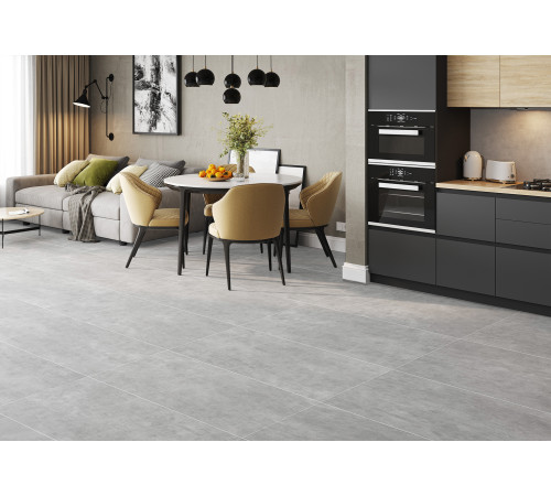 Керамогранит Delacora D12010M Dixon Titan 60x120 серый матовый под бетон