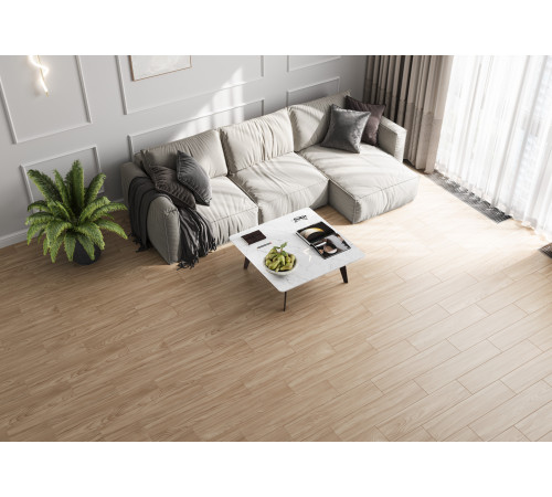 Керамогранит Delacora GP2090DUE21R Dune Marron Sugar 20x90 коричневый рельефный под дерево
