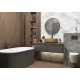Керамогранит Delacora GP2090DUE21R Dune Marron Sugar 20x90 коричневый рельефный под дерево