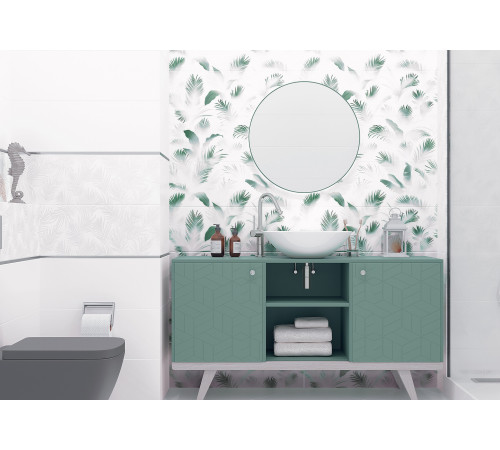 Плитка настенная Extra White Gloss WT15EXT00R 246x740x9 Глянцевая