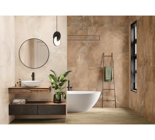 Керамогранит LCM 60120ELX31P Elixir Bronze 60x120 коричневый полированный под камень