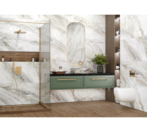 Керамогранит Delacora D120228L Estelle Blue 60x120 голубой лаппатированный под оникс