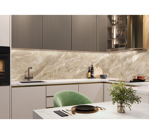 Керамогранит Delacora 60120FRP21 Frapucino Chocolate Sugar 60x120 коричневый лаппатированный под мрамор